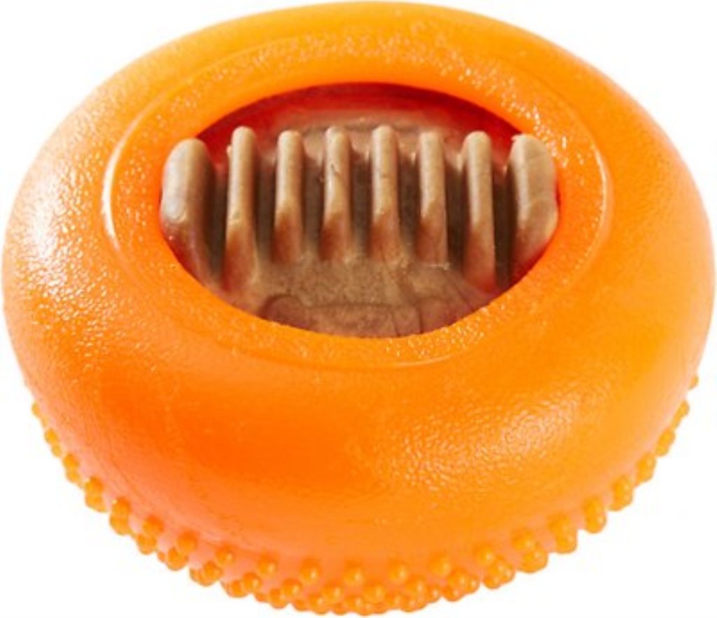 Starmark Everlasting Bento Ball with Dental Treat Dog Chew Toy, Large