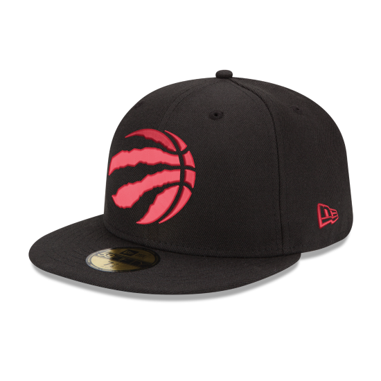 Toronto Raptors New Era 59FIFTY Fitted Hat – Black with Red Logo
