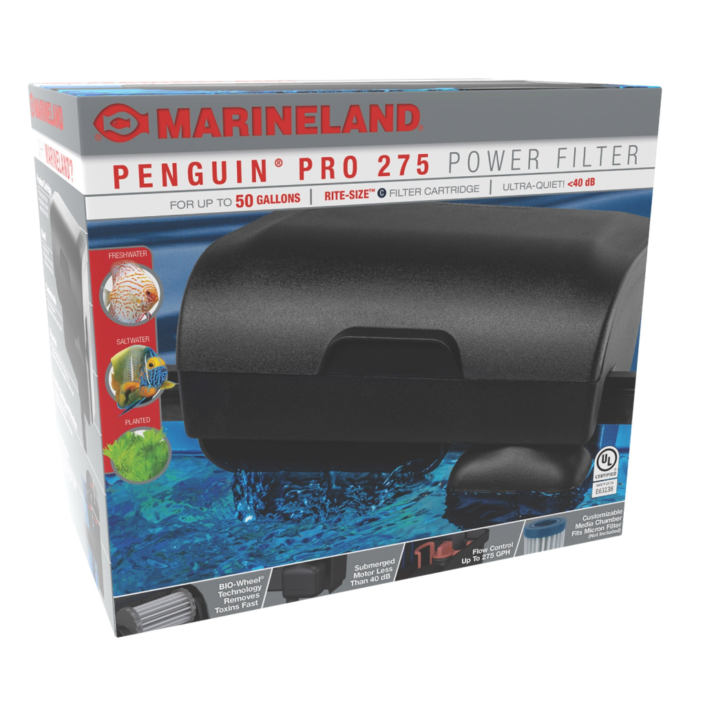 Marineland Penguin PRO 275 Power Filter for Aquariums