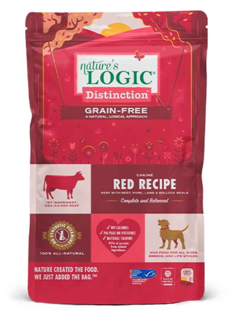 Nature's Logic Distinction Red Grain-Free Dry Dog Food, 24-lb