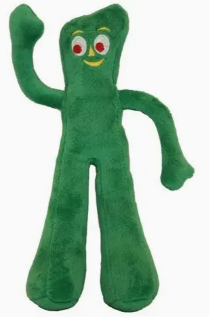 Multipet Gumby Plush Dog Toy 9"