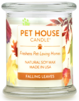 Pet House Candle Falling Leaves Large