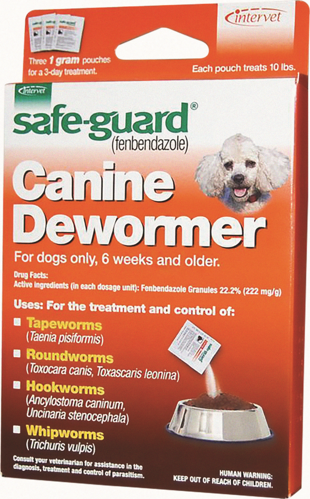 Merck Safeguard Canine Dewormer for Dogs, 10-lb, 3-pk
