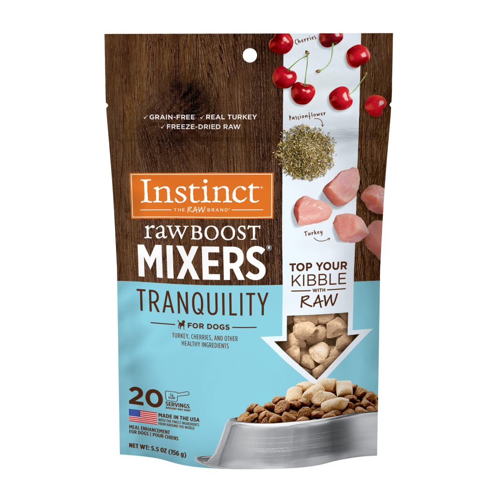 Instinct Raw Boost Mixers Tranquility Freeze-Dried Dog Food Topper, 5.5-oz