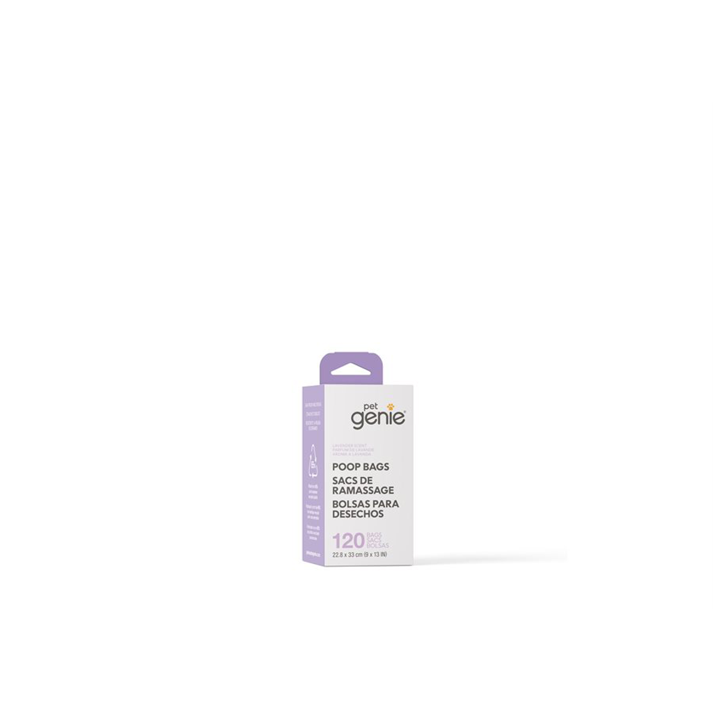 Pet Genie Dog Poop Bags - 8 Rolls (120 bags)