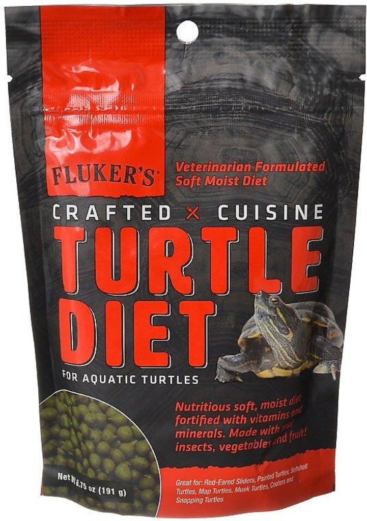 Fluker's Crafted Cuisine Aquatic Turtle Food, 6.75-oz