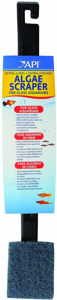 API Extra Long Algae Scraper for Glass Aquariums