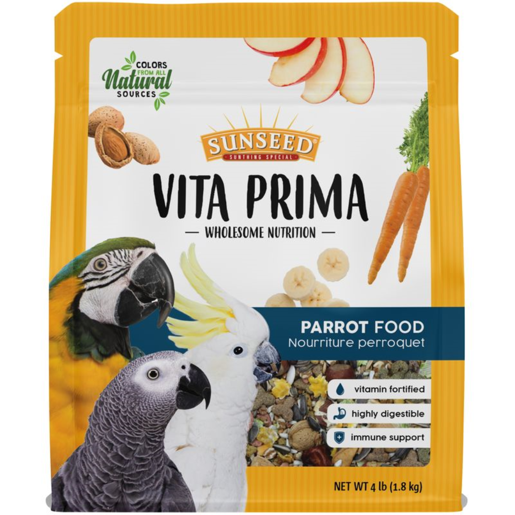 Sunseed Vita Prima Parrot Food, 4-lb
