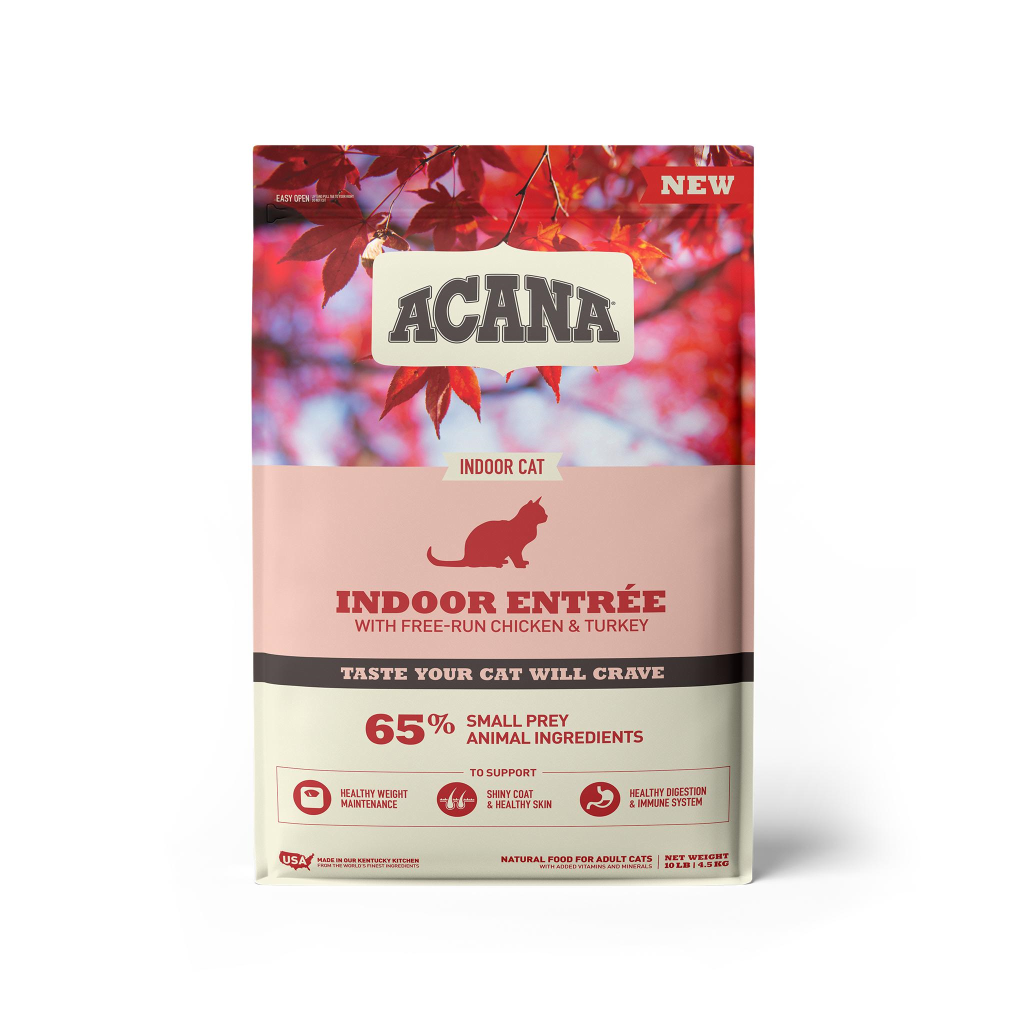 ACANA Indoor Entrée Dry Cat Food, 10-lb