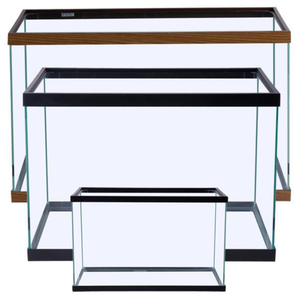 Marineland Long Rectangular Aquarium, Black, 30 x 12 x 12-in