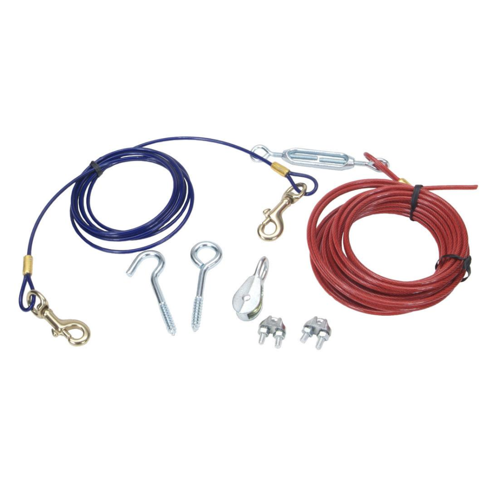 Titan Aerial Run Dog Tie Out, 25-ft