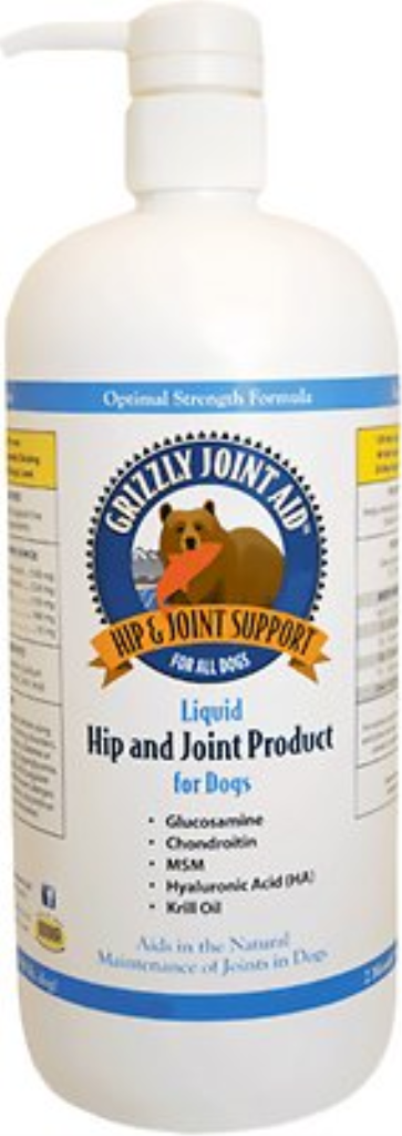 Grizzly Joint Aid Liquid Hip & Joint Dog Supplement, 16-oz bottle