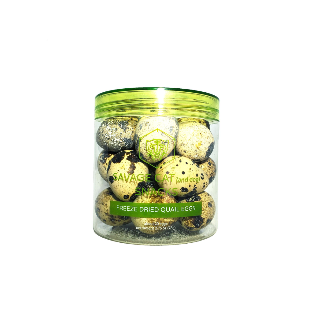 Savage Cat Quail Eggs Freeze-Dried Dog & Cat Treats, 2.75-oz