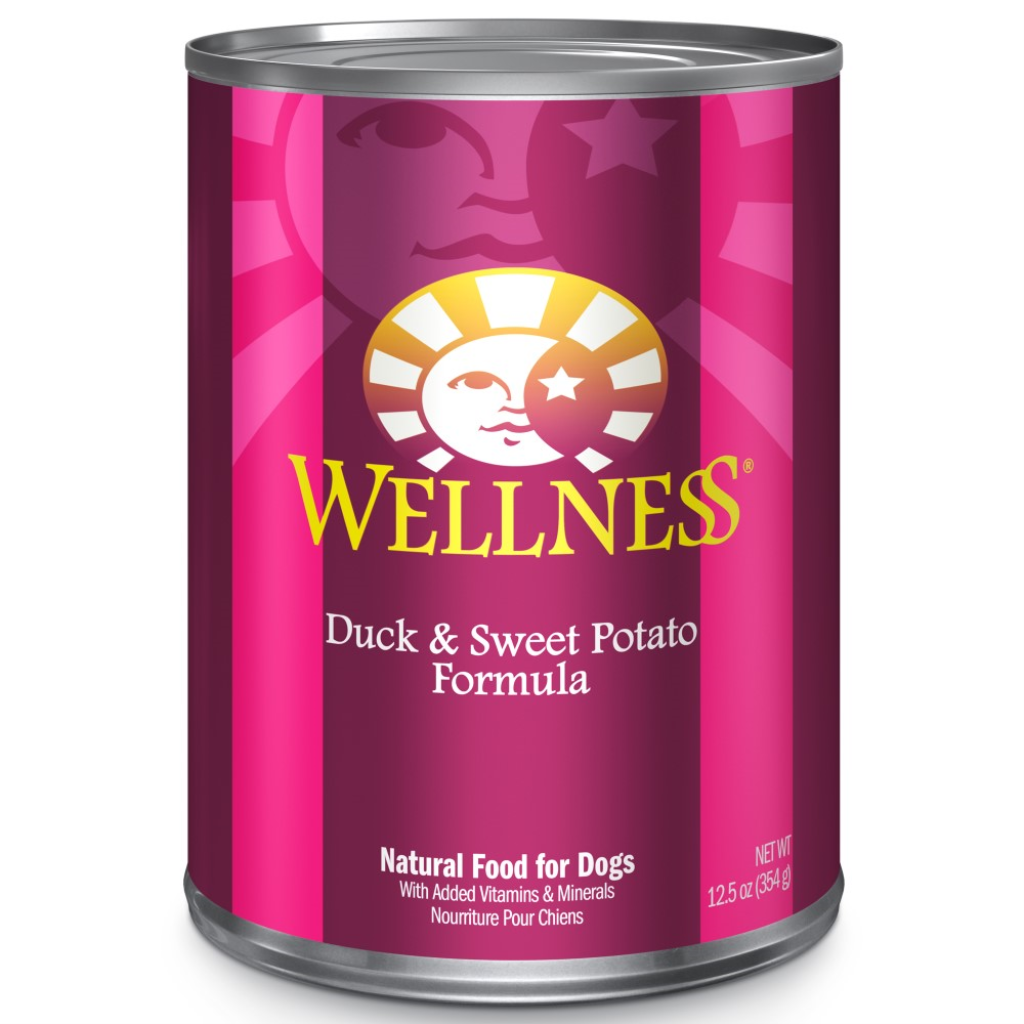 Wellness Complete Health Duck & Sweet Potato Formula Wet Dog Food Can, 12.5-oz