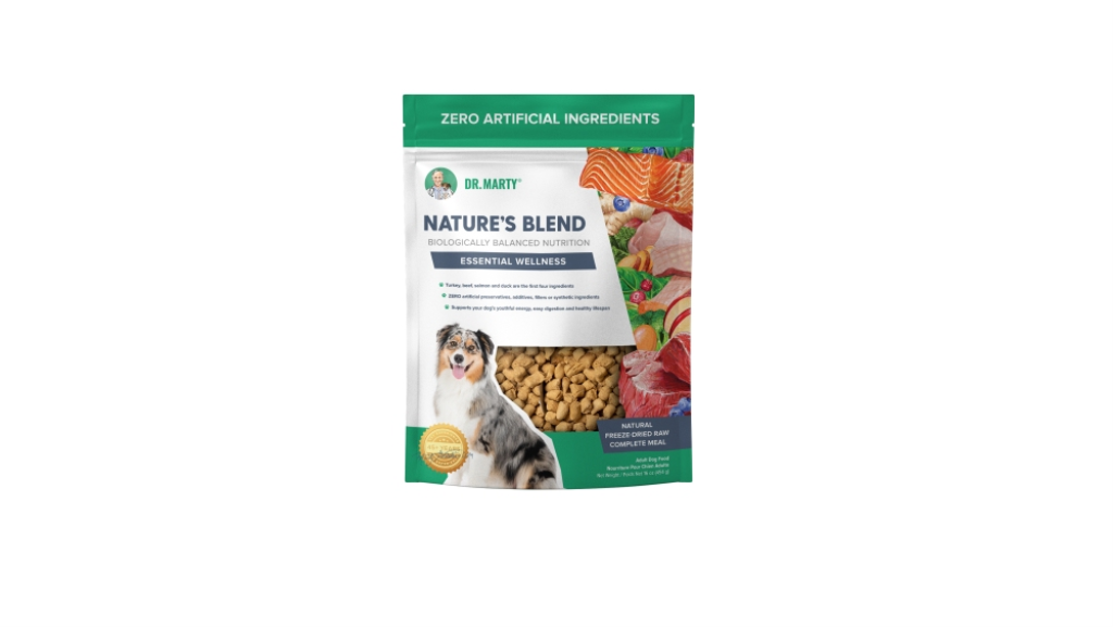 Dr. Marty Nature's Blend Essential Wellness Freeze-Dried Dog Food, 16-oz