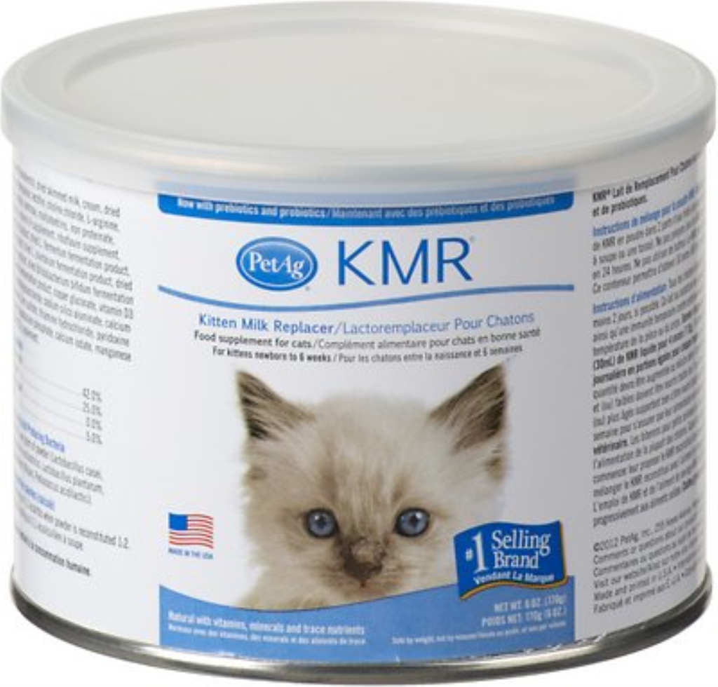 PetAg KMR Kitten Milk Replacer Powder, 6-oz can