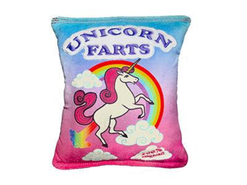 Huxley & Kent Unicorn Farts Dog Toy, Large