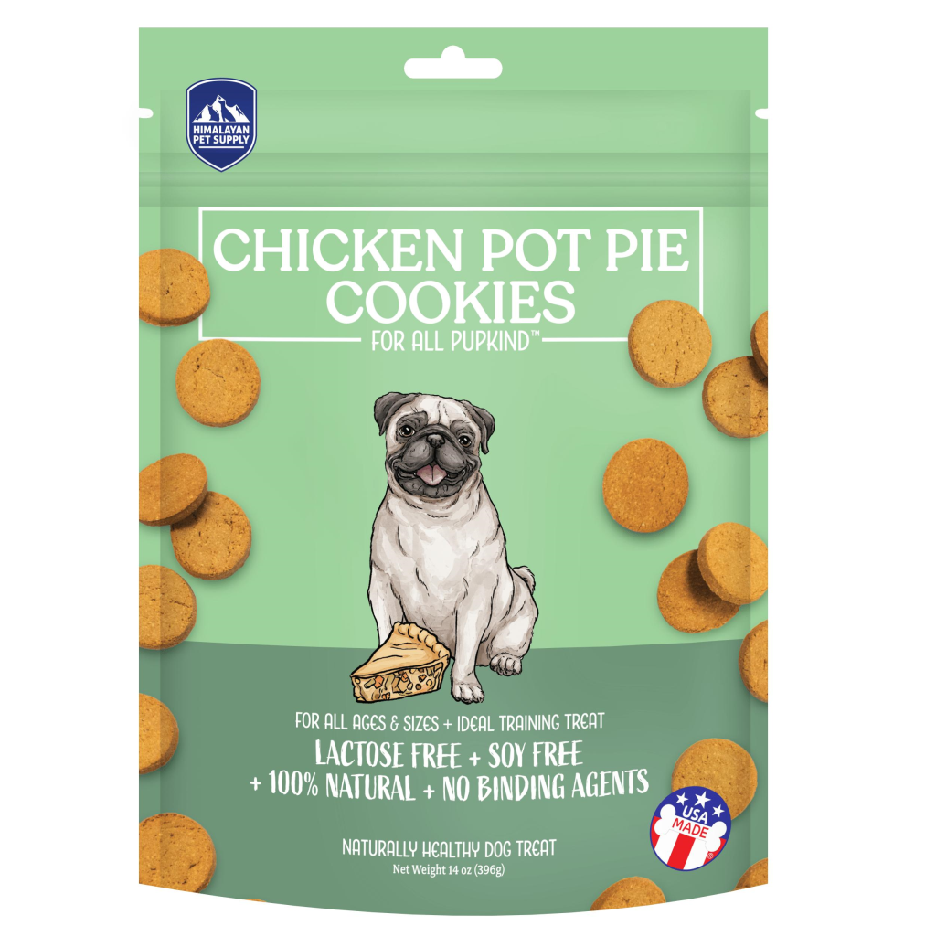 Himalayan Pet Supply Chicken Pot Pie Cookies Dog Treats, 14-oz