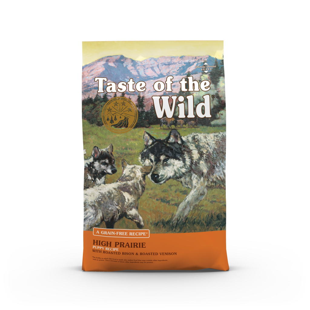 Taste of the Wild High Prairie Puppy Formula Grain-Free Dry Dog Food, 5-lb