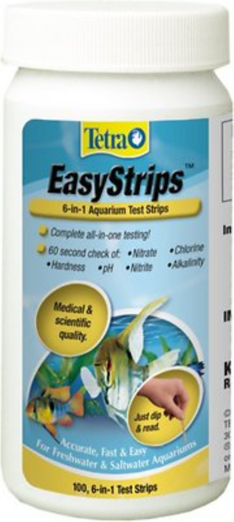 Tetra EasyStrips 6-in-1 Aquarium Test Strips, 100 count