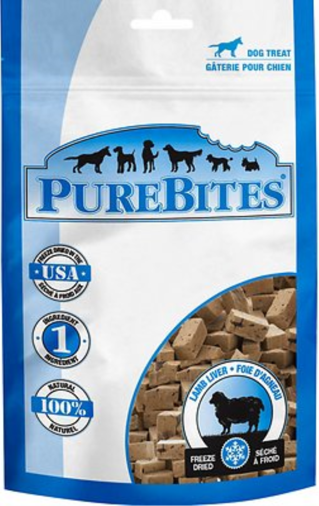 PureBites Lamb Freeze-Dried Dog Treats, 3.4-oz