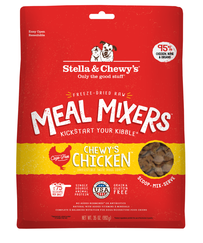 Stella & Chewy's Meal Mixers Chewy's Chicken Freeze-Dried Raw Dog Food Topper, 35-oz