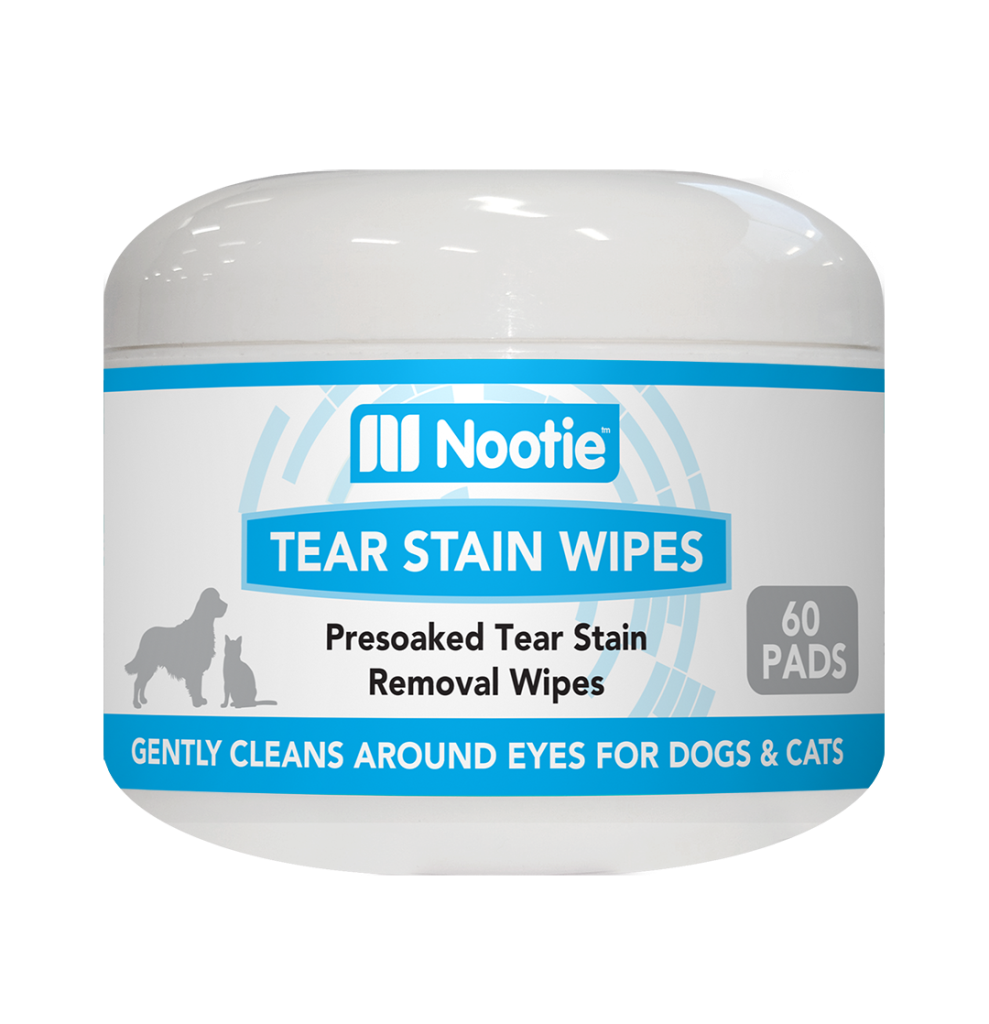 Nootie Tear Stain Wipes for Dogs & Cats, 60-count