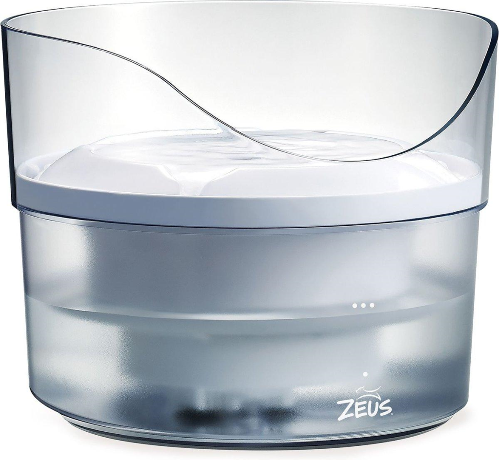 Zeus Fresh & Clear Splash Guard Dog Drinking Fountain, 1.5-L