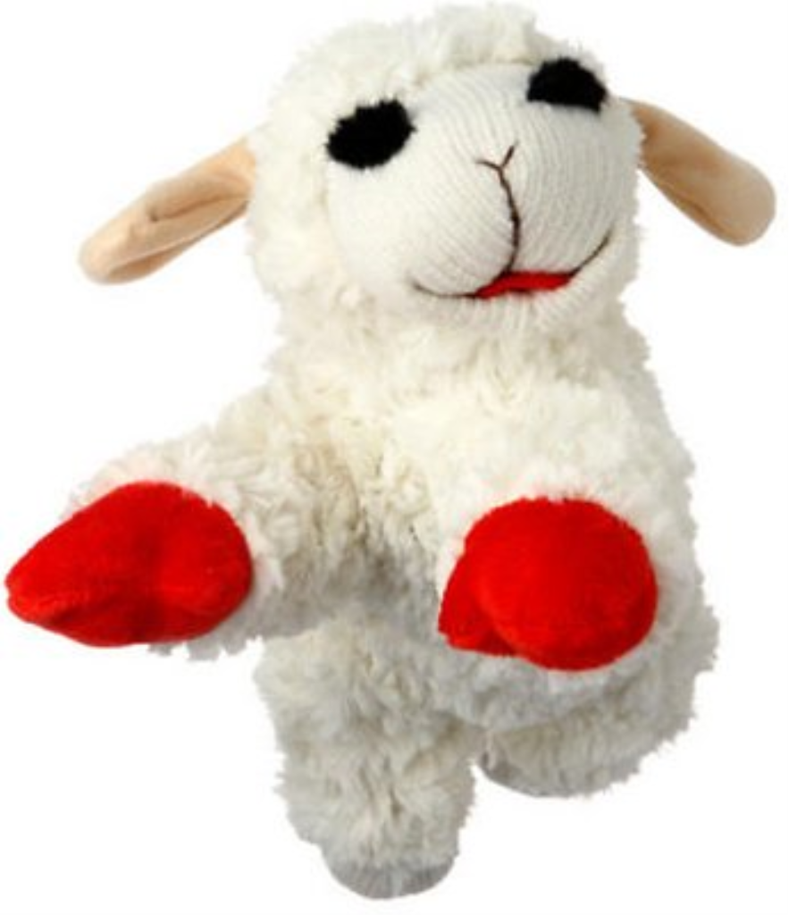 Multipet Lamb Chop Plush Dog Toy, Jumbo