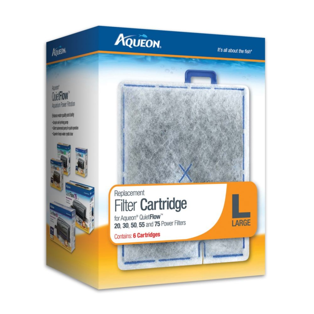 Aqueon Large Filter Cartridge Replacement, 6-count