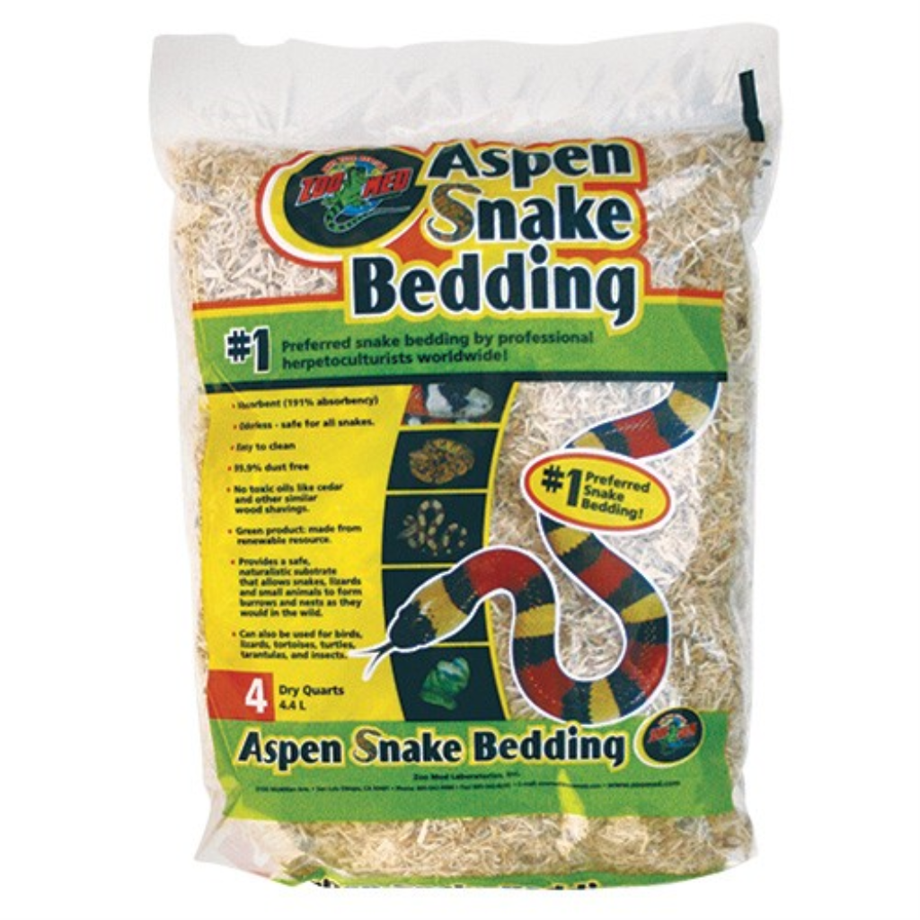 Zoo Med Aspen Snake Bedding, 4-qt