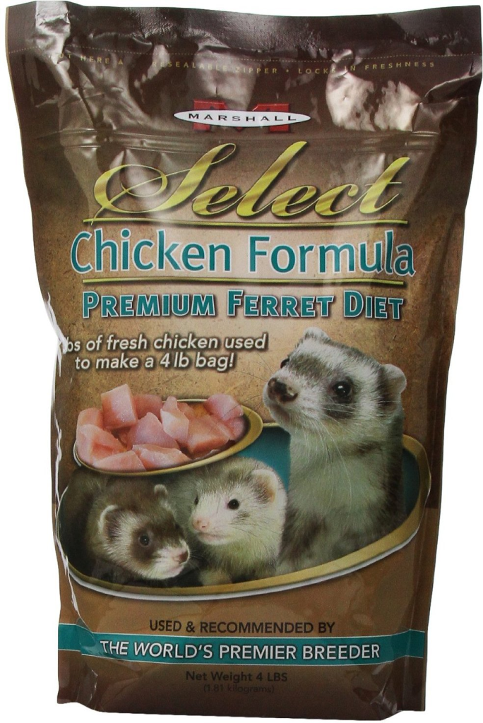 Marshall Select Chicken Formula Ferret Food, 4-lb