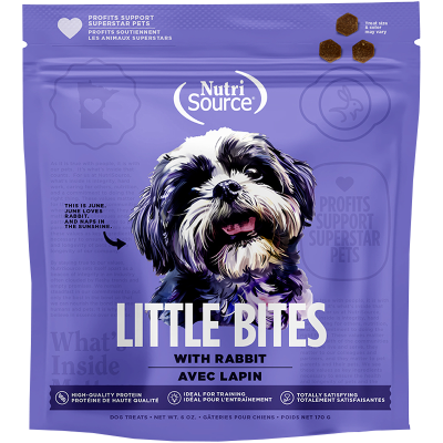 Nutrisource Treats Little Bites Rabbit 6oz