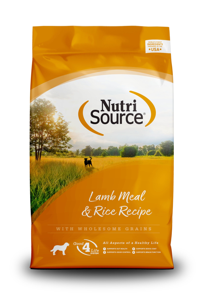 NutriSource Lamb Meal & Rice Recipe with Wholesome Grains Dry Dog Food, 5-lb