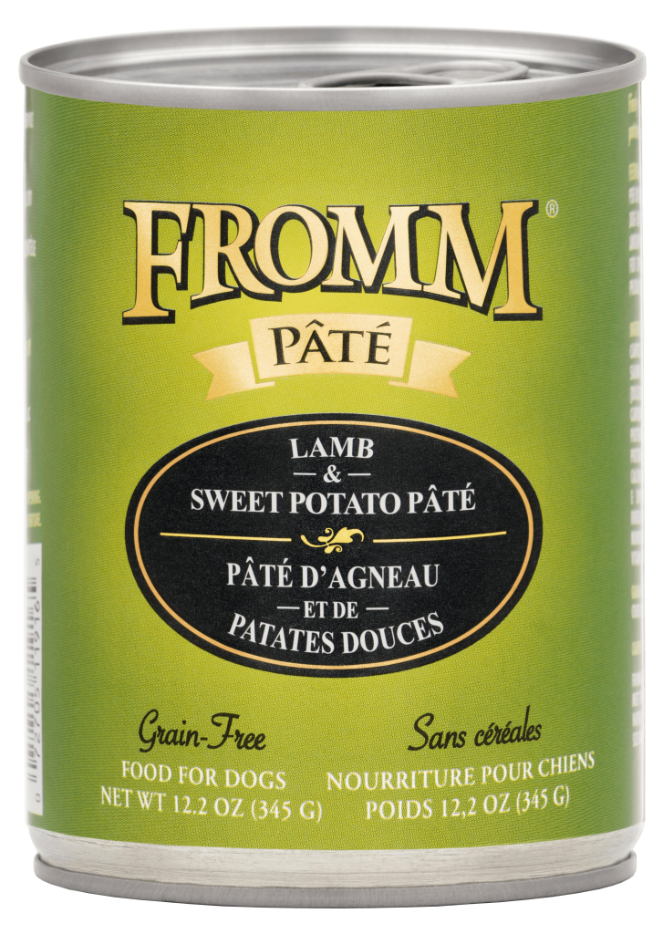 Fromm Lamb & Sweet Potato Pate Canned Dog Food, 12.2-oz