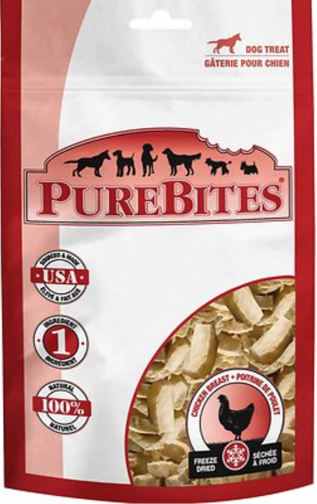 PureBites Chicken Breast Freeze-Dried Dog Treats, 6.2-oz