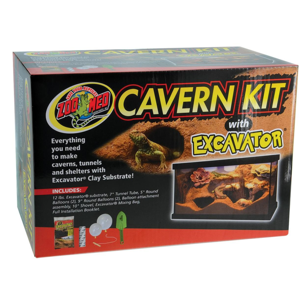 ZooMed Cavern Kit with Excavator for Reptiles