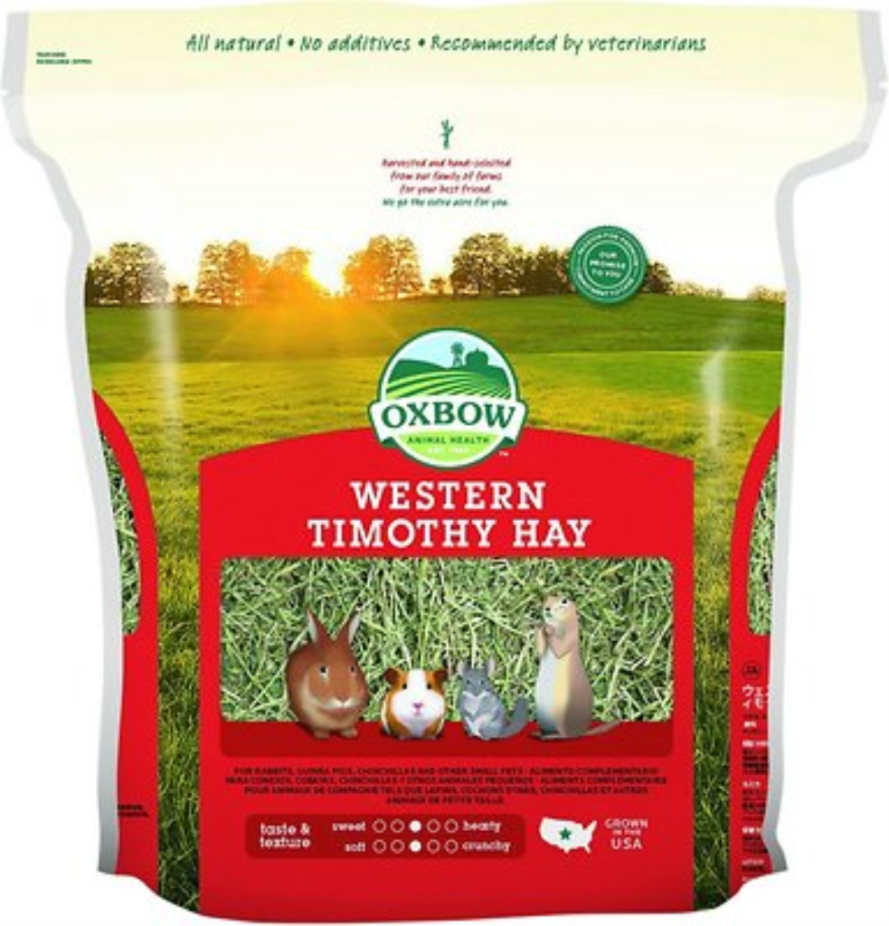 Oxbow Western Timothy Hay Small Animal Food, 90-oz