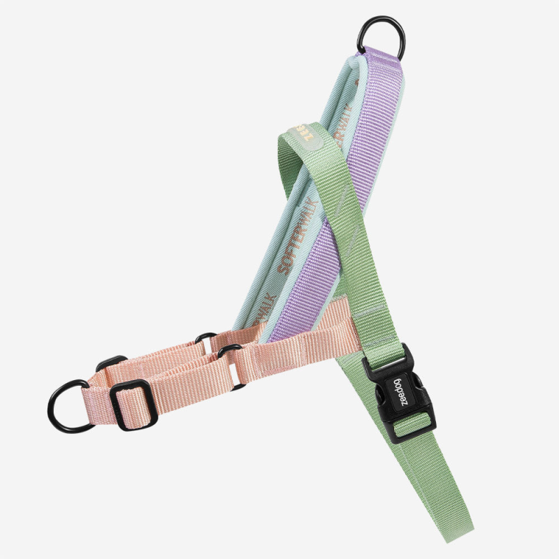 zee.dog SofterWalk Harness - Peach, Large