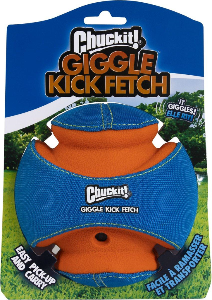 Chuckit! Giggle Kick Fetch Dog Toy, Small