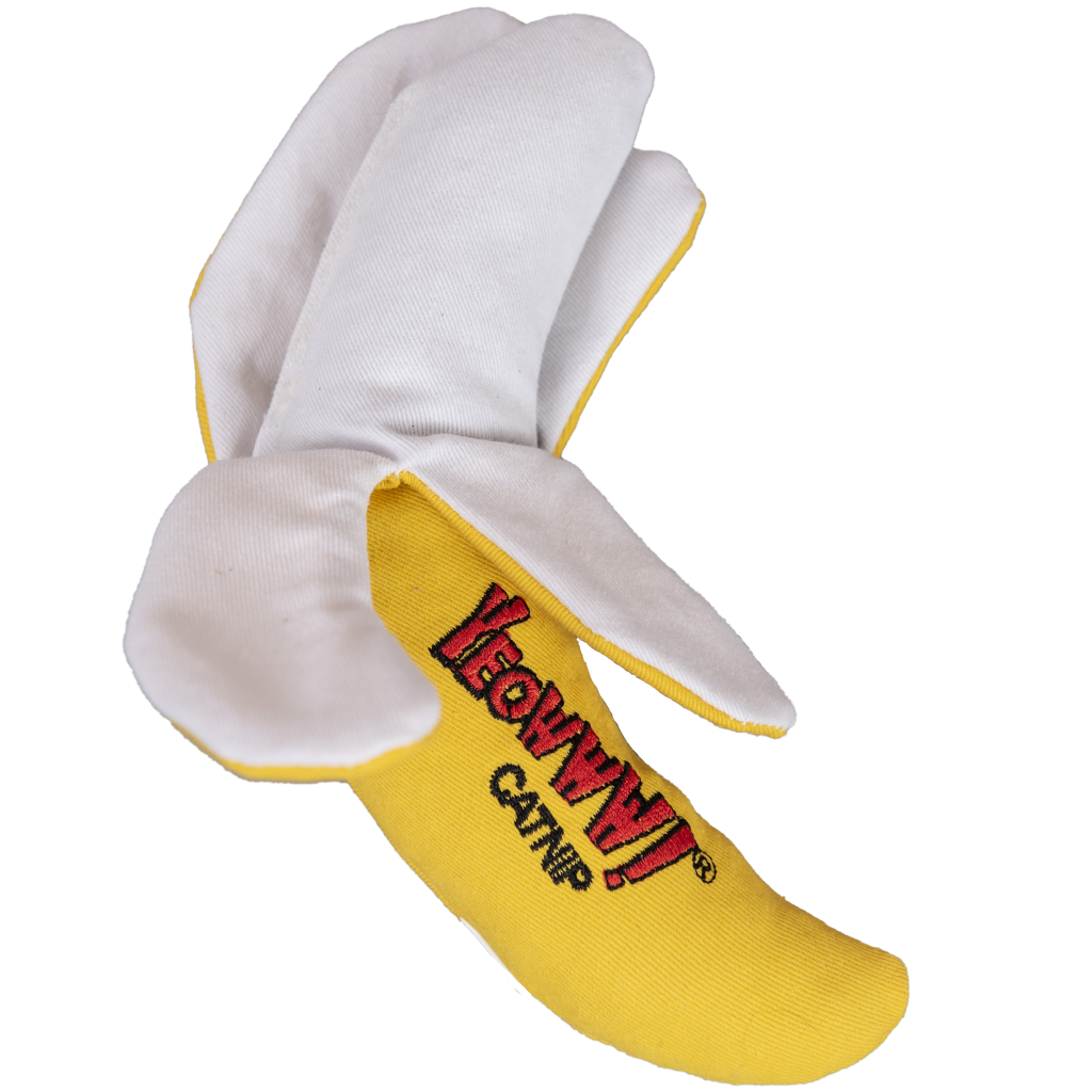 Yeowww! Chi-CAT-a Peeled Banana Catnip Cat Toy