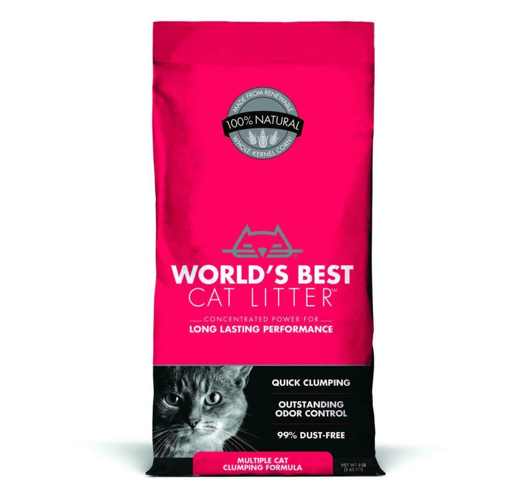 World's Best Cat Litter Multiple Cat Clumping Cat Litter, 8-lb