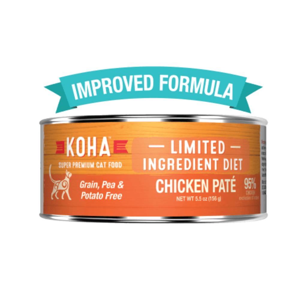 Koha Cat Limited Ingredient Diet Pate Chicken Cat Wet Food, 5.5-oz