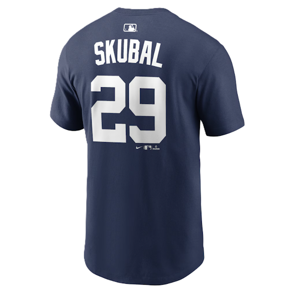Tarik Skubal Nike Navy Home Name & Number Tee