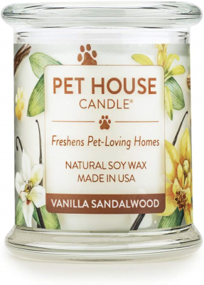 Pet House Candle Vanilla Sandalwood Large