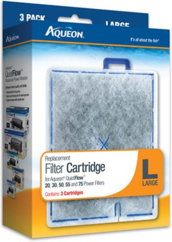 Aqueon Large Filter Cartridge Replacement, 3-count