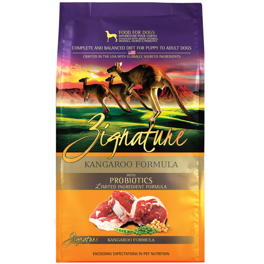Zignature Kangaroo Limited Ingredient Formula Grain-Free Dry Dog Food, 25-lb