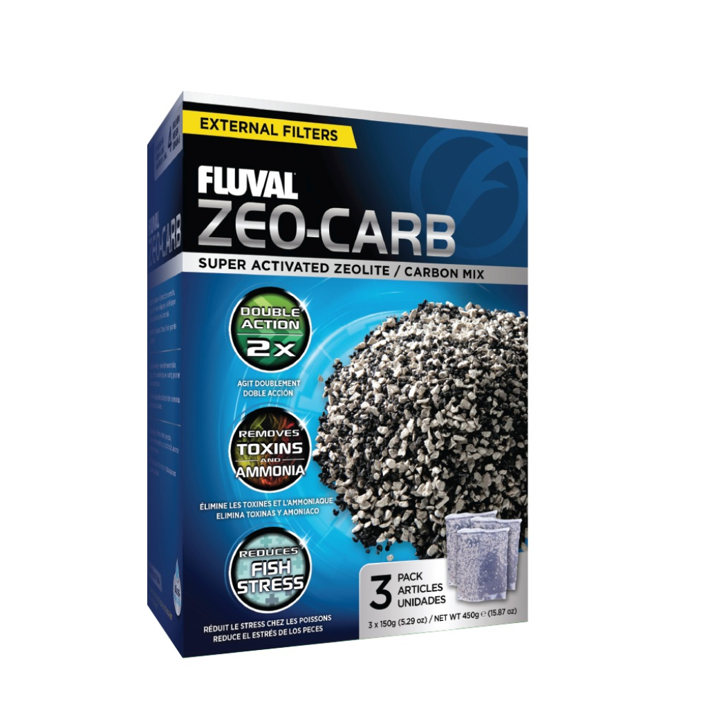 Fluval Zeo-Carb Filter Media, 3-pack