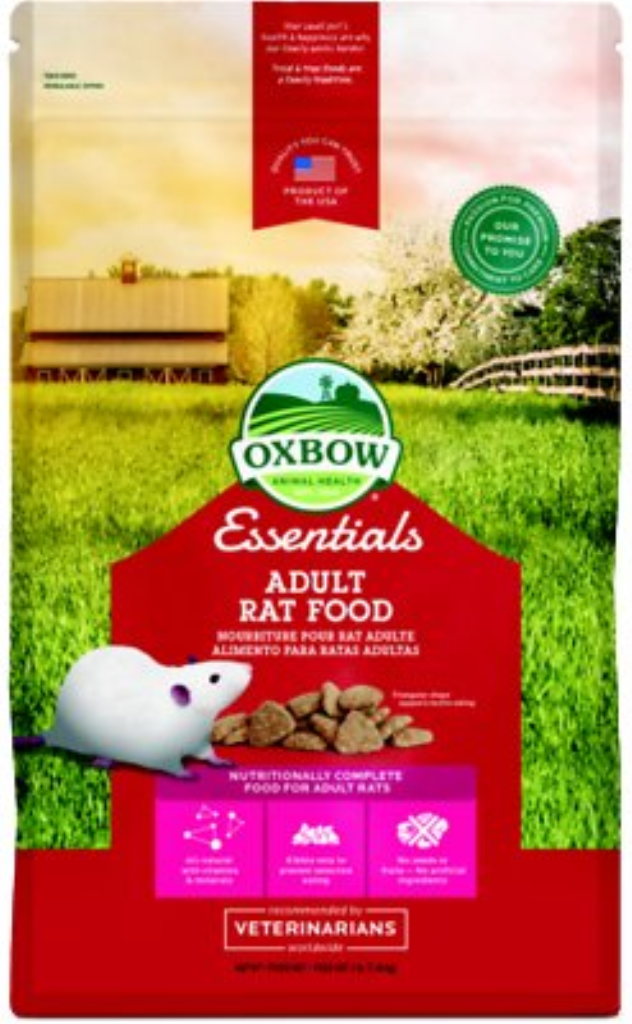 Oxbow Essentials Regal Rat Adult Rat Food, 3-lb