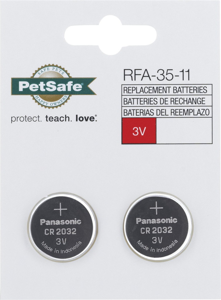 PetSafe 3-Volt RFA-35-11 Lithium Coin Cell Replacement Batteries, 2 pack
